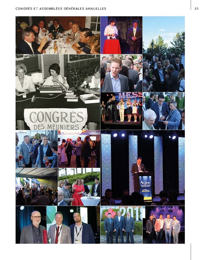Cahier souvenir 60 anniversaire AQINAC - Album photos - Congrès annuels