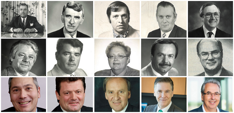 Hommage aux présidents de l'AQINAC 1963-2023